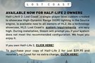 Half-Life 2 Lost Coast est accessible via Steam
