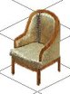  Fauteuil Empire rare