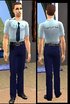  Tenue de gendarme pour adulte