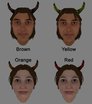  Demon Race Horns Pack