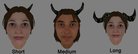  Demon Race Horns Pack