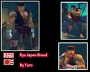  Ryu en kimono aux couleurs du japon