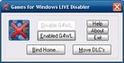  Games for Windows LIVE Disable