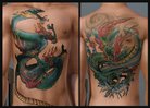  Double Dragon Tattoos