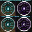  Skin chrome et mauve pour Speedometer IV