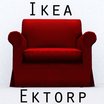  Objets : Ikea EKTORP Living Room Set