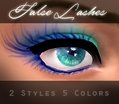  Faux-cils - 5 couleurs de mascara