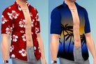  Chemises hawaïennes ouvertes