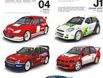 Voitures de la saison de rally 2004