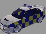 Voiture de police Mitsubishi Lancer