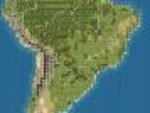 Carte de l'Amérique du sud
