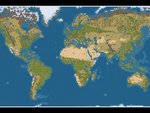 Gigantesque carte du monde