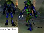 Skin Colorful Azure Tiger (1.0)