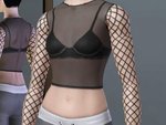 Mesh and Fishnet Tops as Accessories
