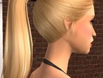 Coiffure : Free Rosesims2 ponytail retextured