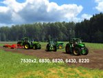 Pack de 5 tracteurs John Deere