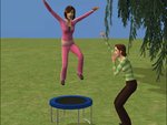 Trampoline pour Sims