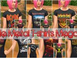 T-shirts Heavy Metal (pour femmes)