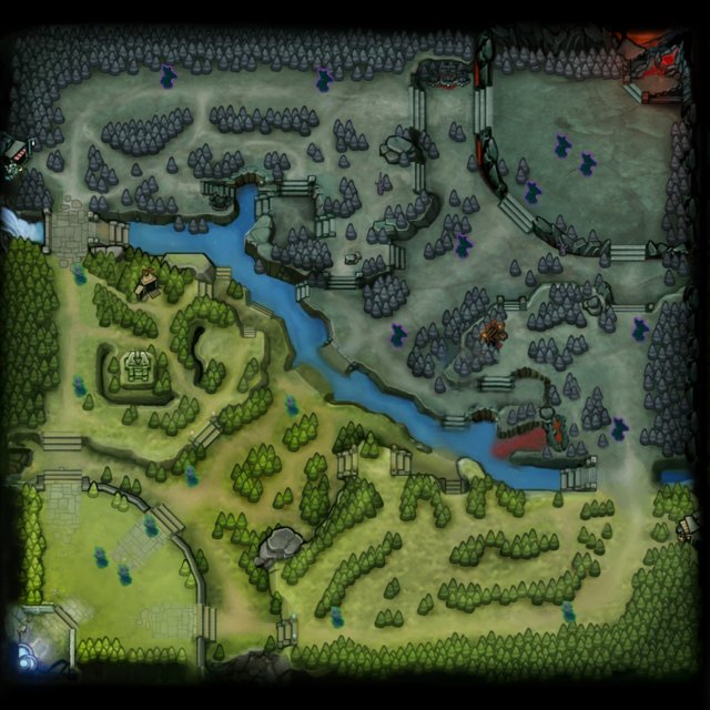 Dota Map Towers 2