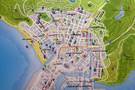 Grand Theft Auto 5 : la carte des lieux...