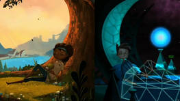 Press Start de Broken Age, notre vido maison du dbut de l'aventure de Shay et Vella
